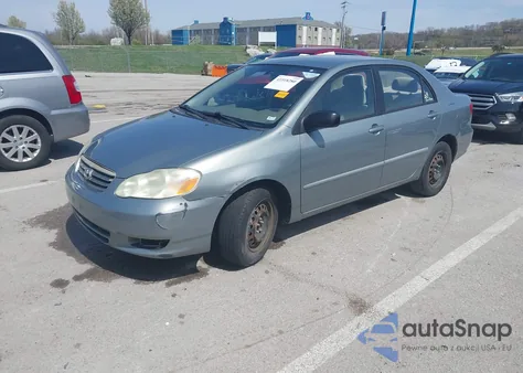 2004 Toyota Corolla Le из США, поврежденный, VIN 1NXBR32E84Z312571